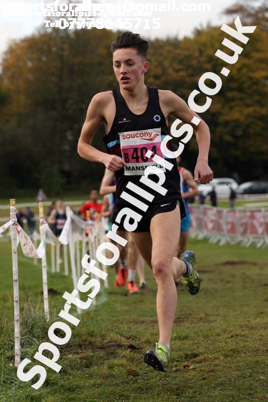 Mens junior National Cross Country Relay, Berry Hill Park, Mansfield. Photo:  David T. Hewitson/Sports for All Pics